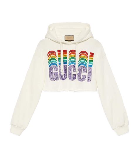 rainbow gucci hoodie morgz|Gucci Rainbow Graphic Logo Sweatshirt .